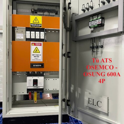 Tủ ats Osung 600A Osemco bên trong thiết bị