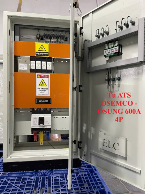 Tủ ats Osung 600A Osemco bên trong thiết bị