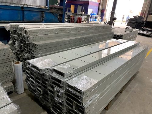 máng cáp điện sơn tĩnh điện ghi xám