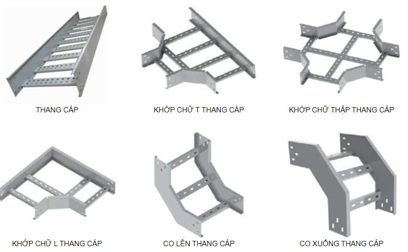 thang máng cáp tiêu chuẩn