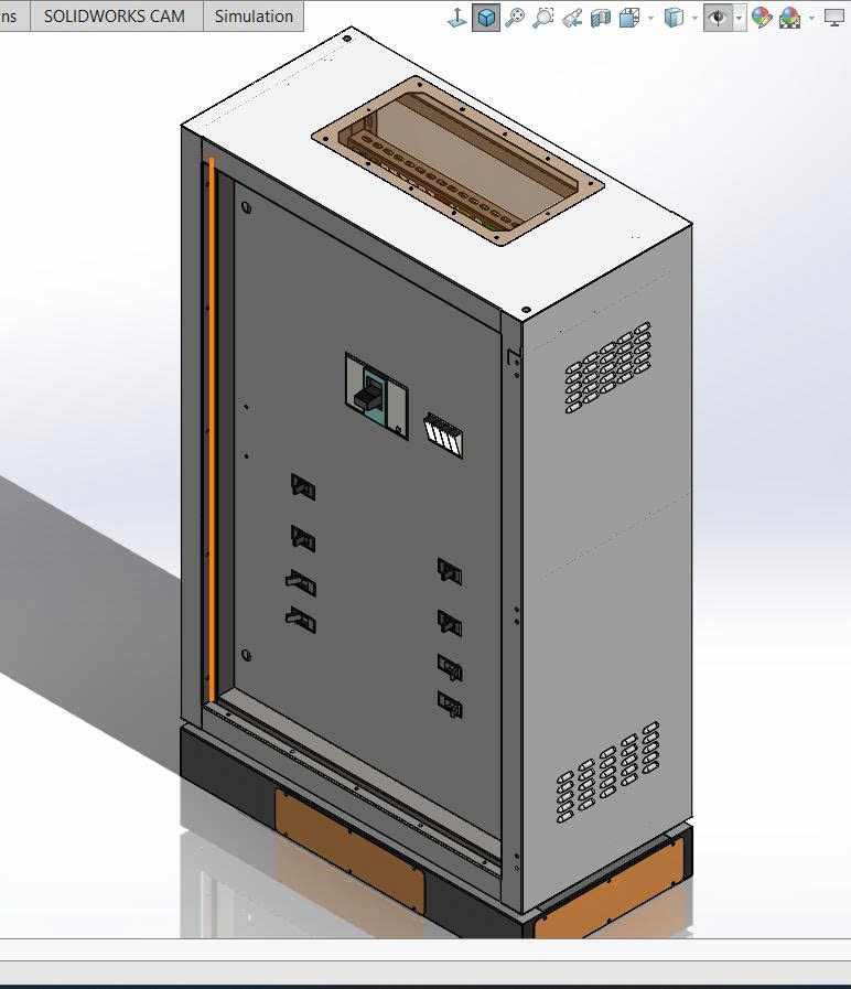 tủ phân phối 600A 3 pha LS cánh trong