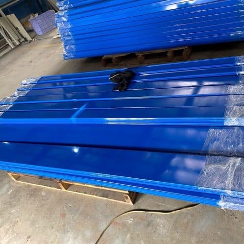 Máng cáp W200xH100x1,2mm màu xanh, Máng cáp 200x100x1.2 có nắp