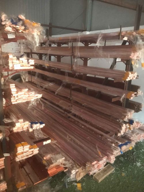 thanh cái đồng H10 x W50 x D4000 mm