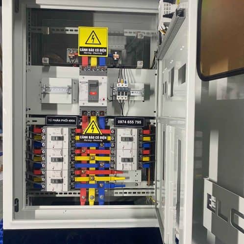 tủ trạm sạc ô tô điện 3 pha 400A LS