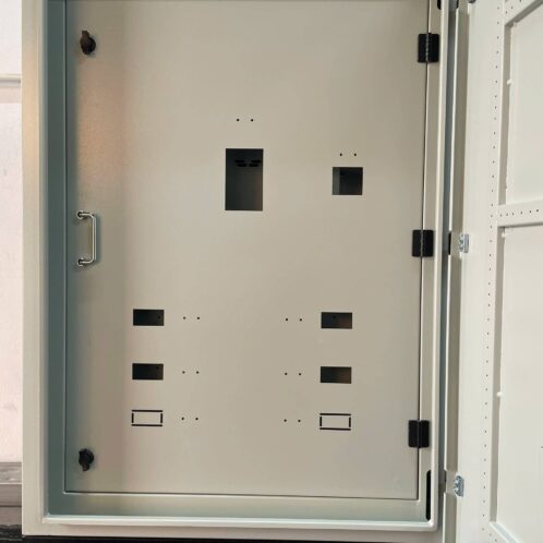 vỏ tủ điện H 1200 W800 D300 tôn 1.5 mm 2 lớp cánh sơn tĩnh điện